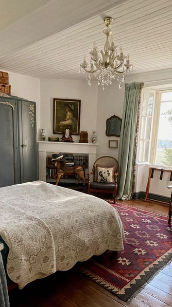 Blue bedroom