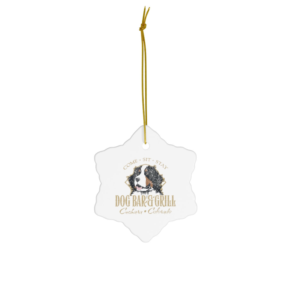 Dog Logo Ornament