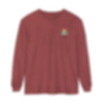 Thumbnail: 1980 Mountain Scene Comfort Colors Long Sleeve