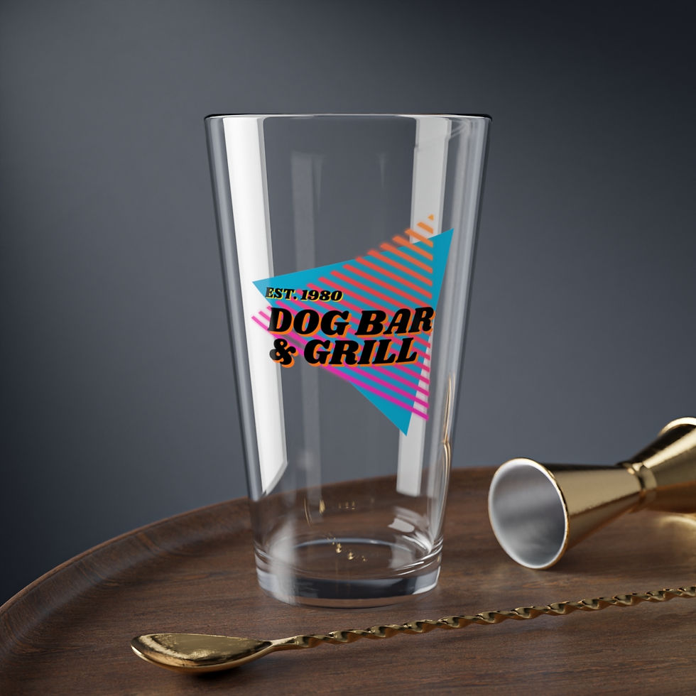 Thumbnail: 90's Triangle Pint Glass 16oz