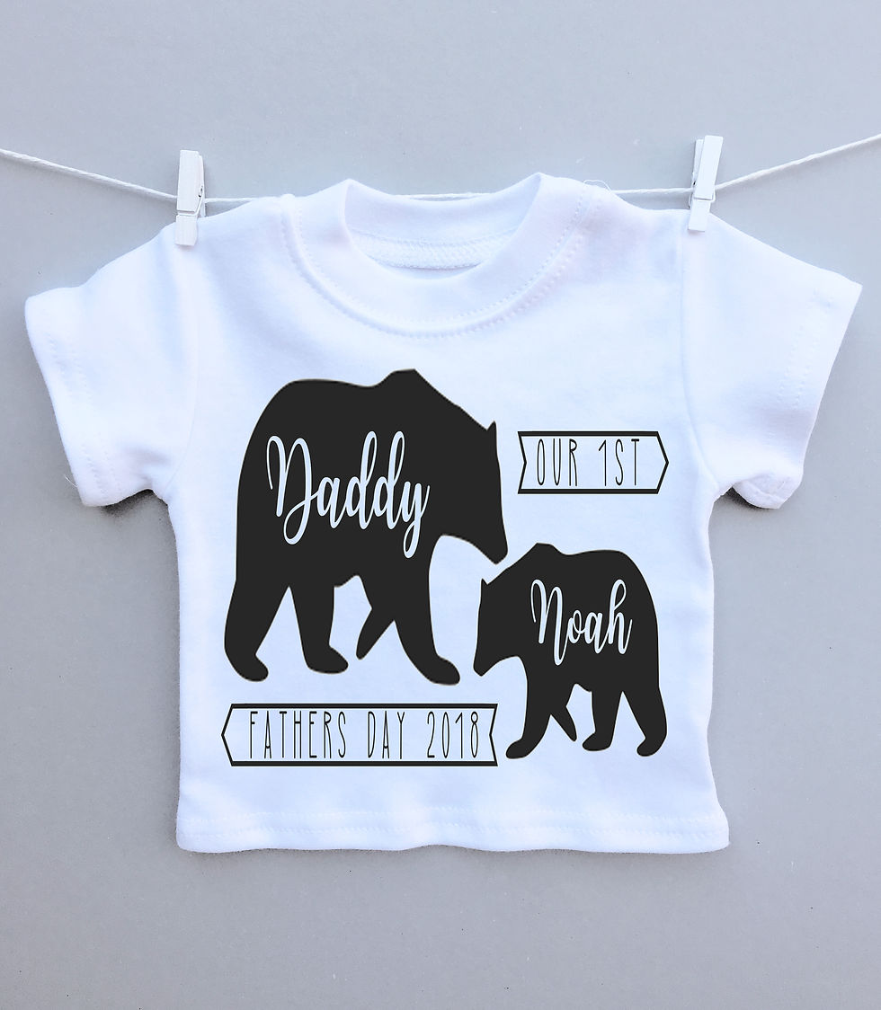 Bear 1st Father's Day t-shirt