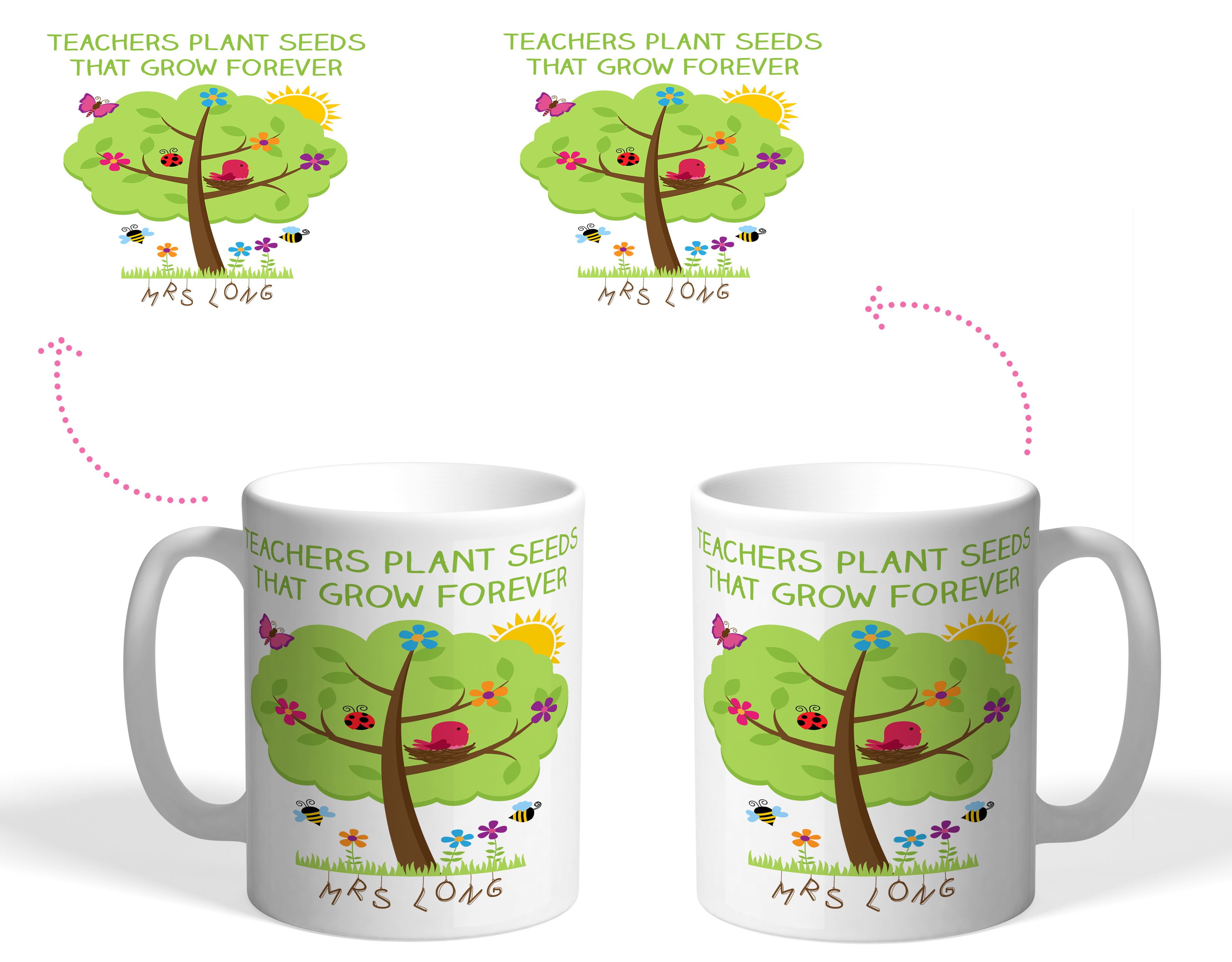 Teachers plant seeds that grow forever mug