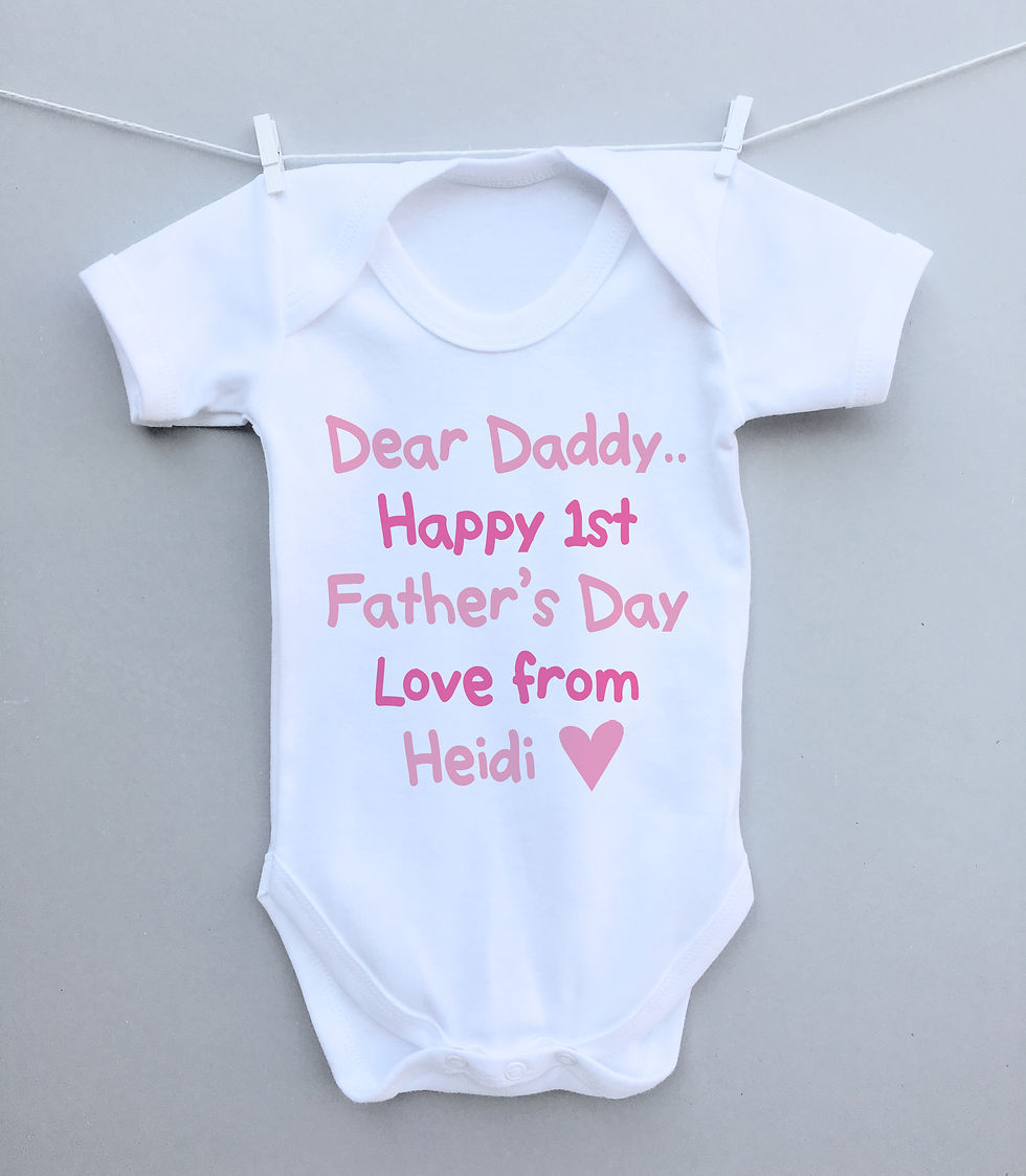 'Dear Daddy' Father's Day bodysuit