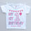 Thumbnail: Birthday t-shirt  bunting and number design