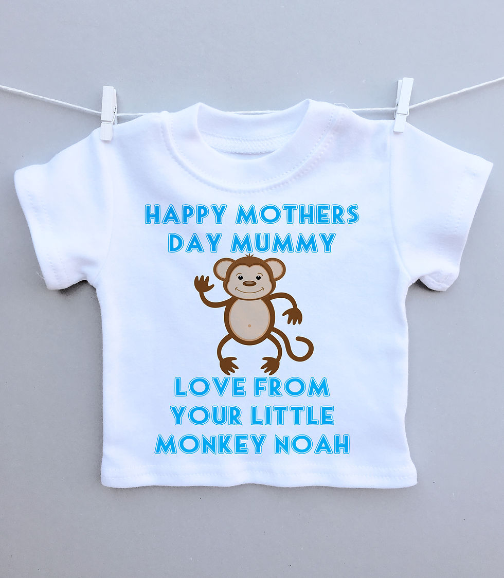 Little monkey Mother's Day t-shirt