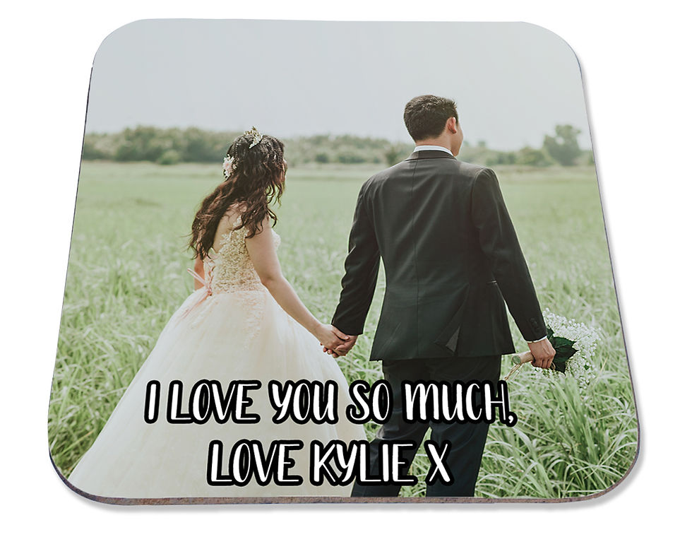 Love photo coaster