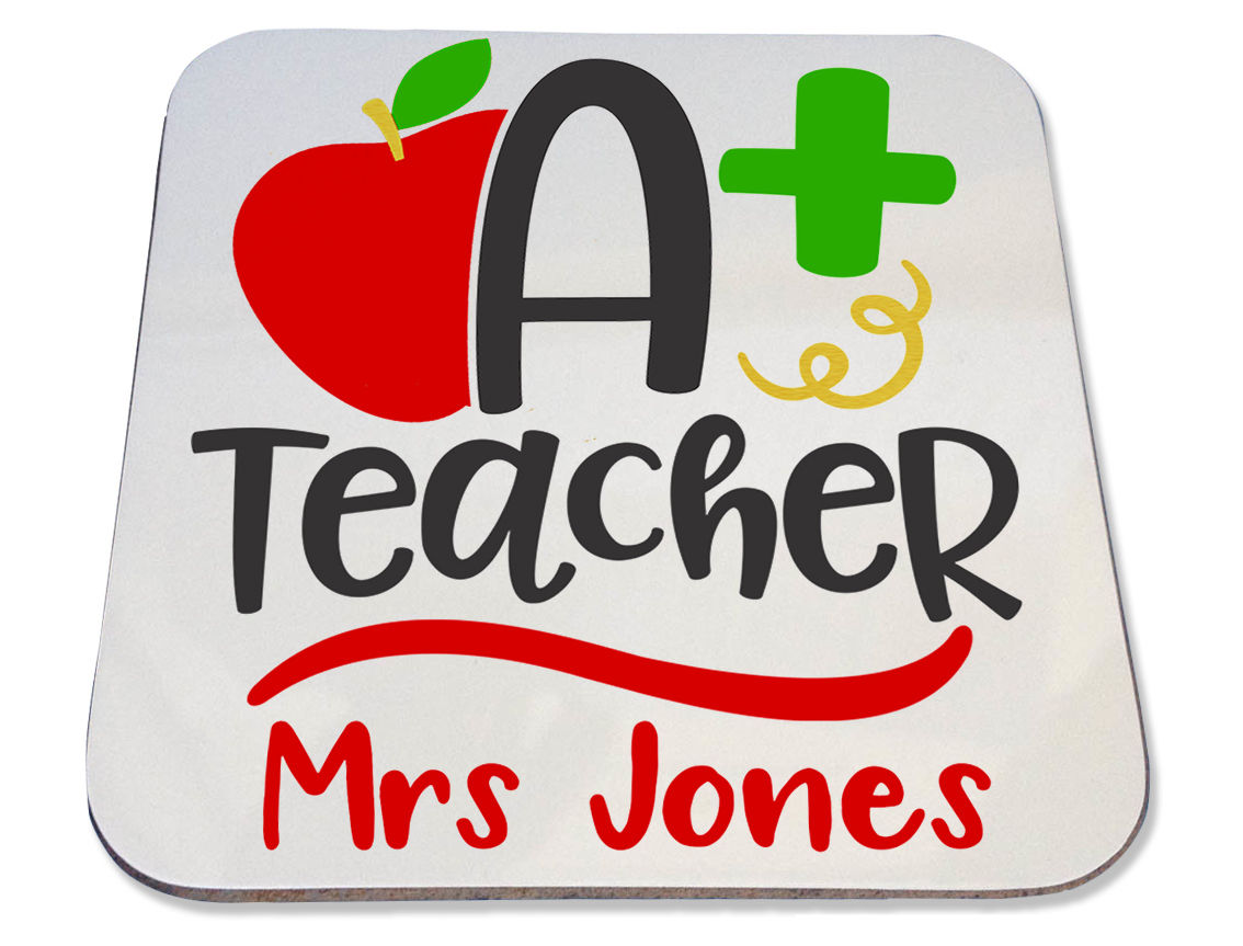 A+ Teacher coaster