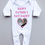 Thumbnail: Fathers day heart photo sleepsuit