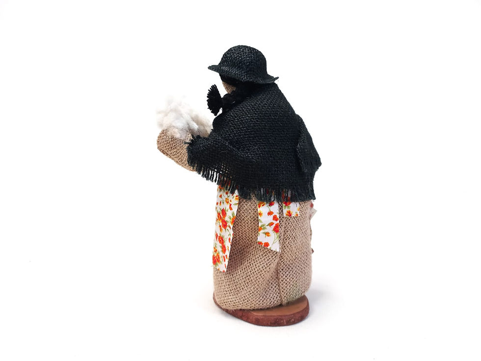 Miniatura: Campesina Hilandera
