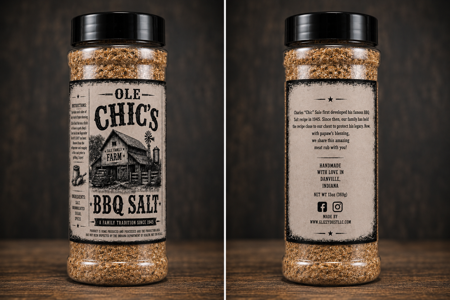 Ole Chic's BBQ Salt