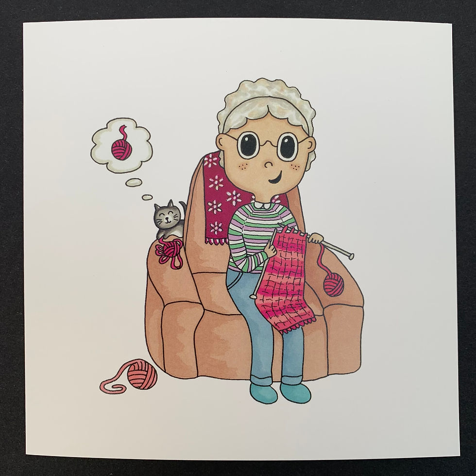Knitting Card