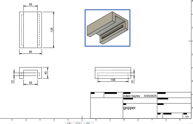 Drawing of the Design