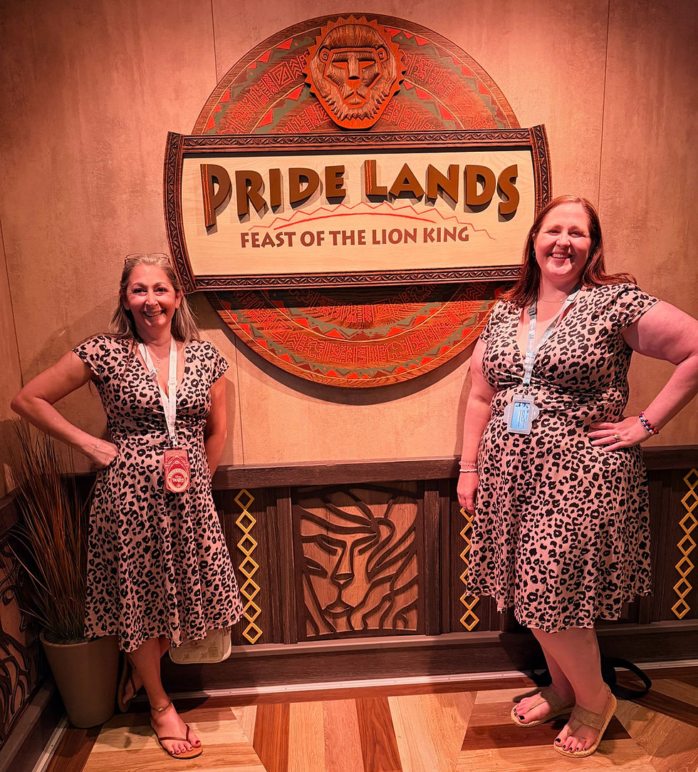Laura Greco & Veronica Loftin at Pride Lands on Disney Destiny | Fairytale Journeys Travel