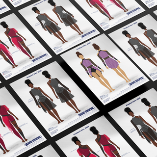 Multiple images of product development sketches