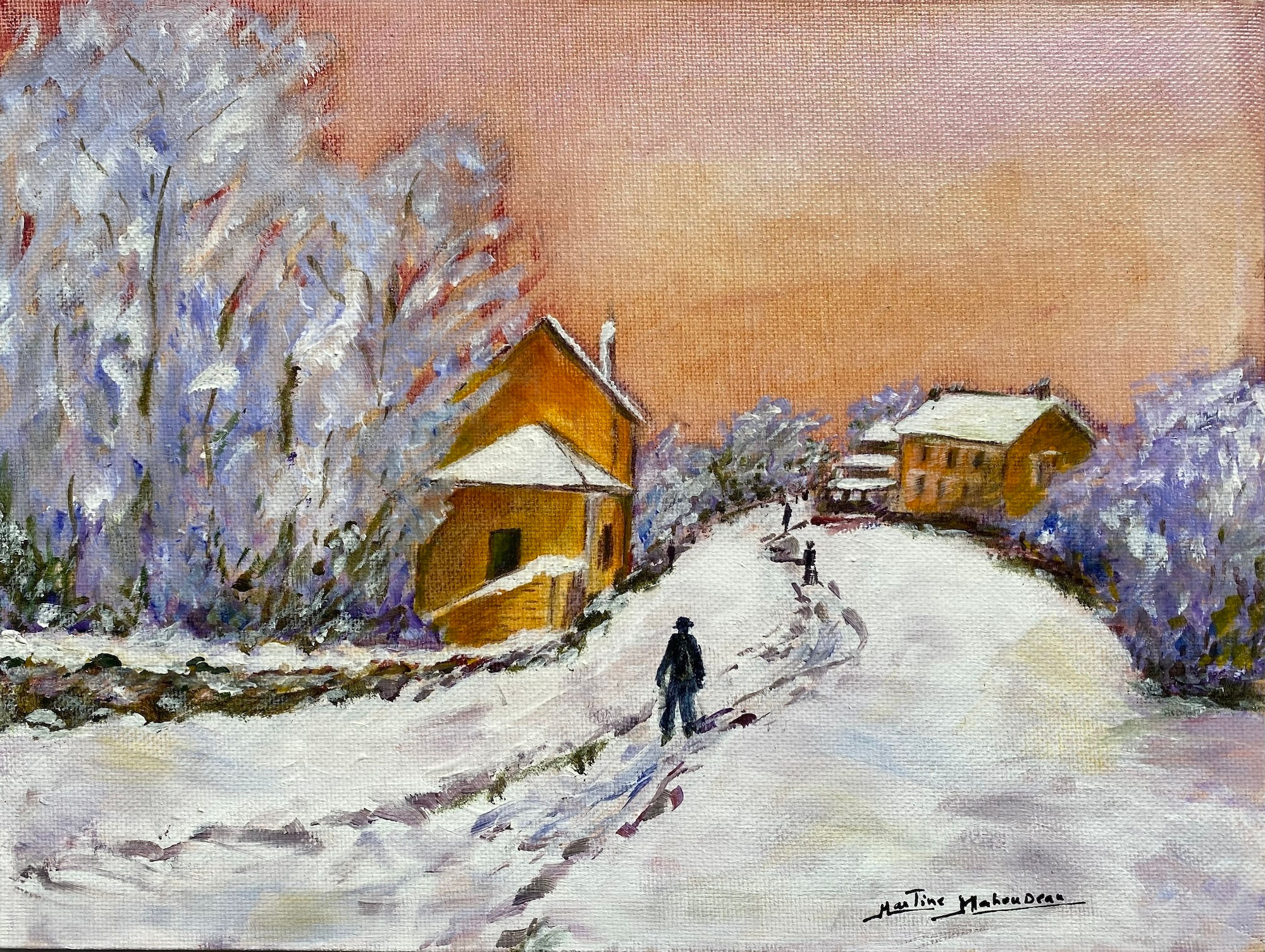 Snow, Monet's Interpretation