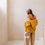 Miniature : Kimono "Le Sud" imprimé jaune