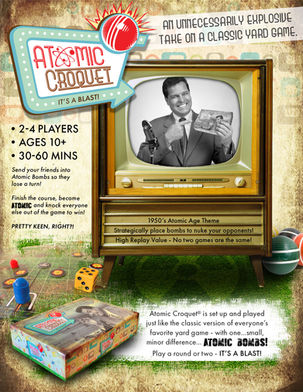 Atomic Croquet 1-Sheet Flyer