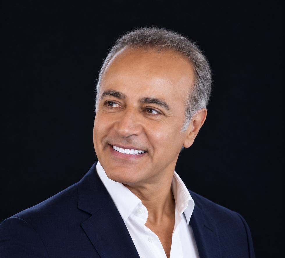 Portrait of Dr. Kambiz Farbakhsh, physician, author and entrepreneur