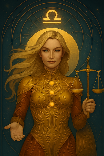 Astrologisches Waage Symbol