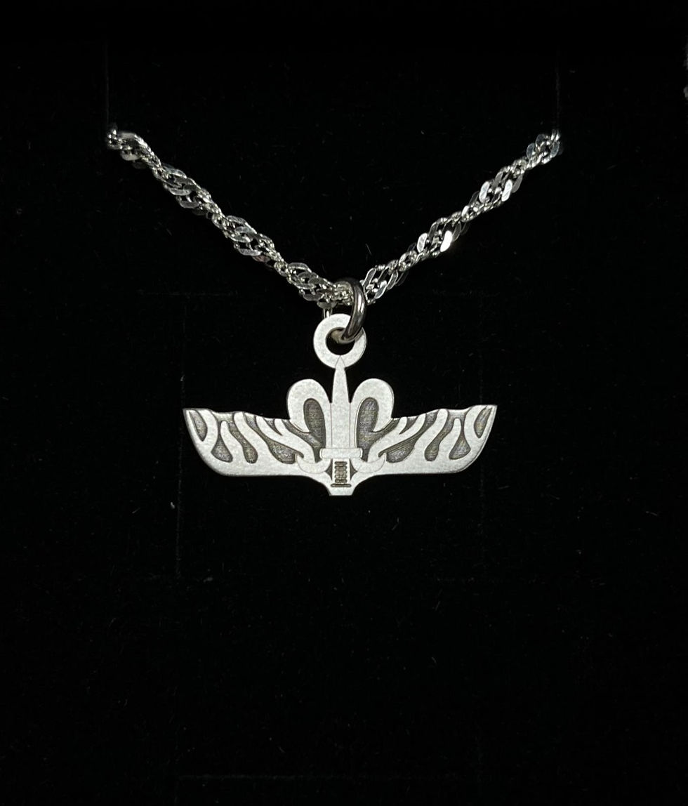 שרשרת אגוז מכסף אמיתי 925 עם חריטה לבחירתך