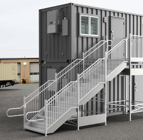 ADA Two Story Stairs