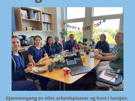 Ergonomikurs - gjennomgang av arbeidsplasser.