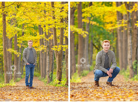 Corbin:  2022 Senior Photography Session Bursting with Color on a Warm Fall Day
