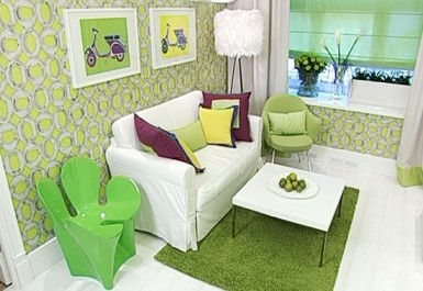 Гостиная с лаймом