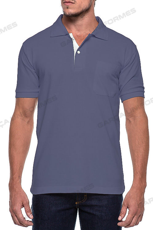 Miniatura: 250469 - CAMISA POLO DETALHE NO PATÊ