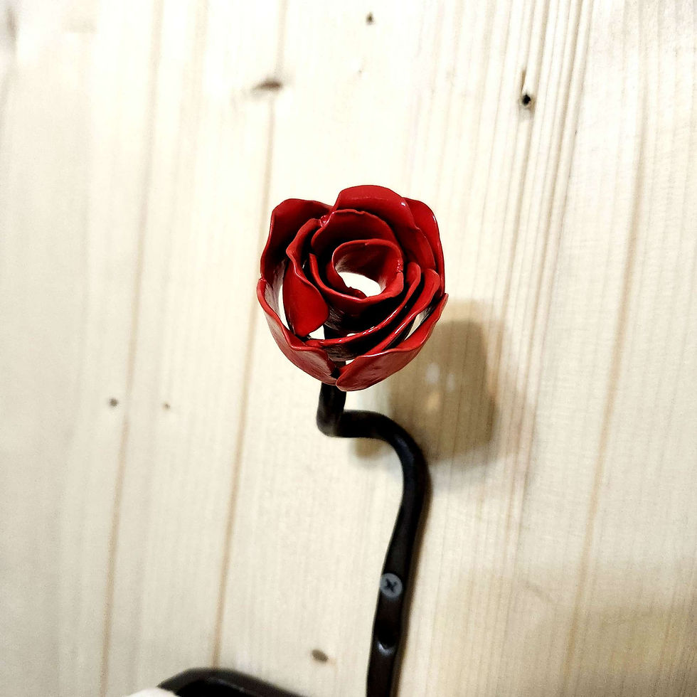 Thumbnail: Rose bathroom tissue holder. 