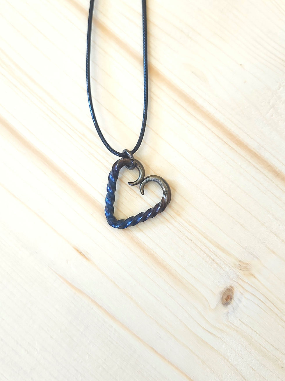 Thumbnail: Hand Forged Heart Pendant 
