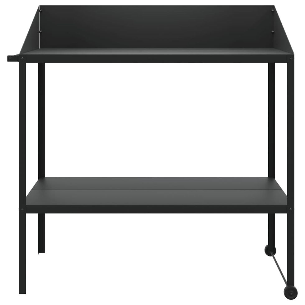 Thumbnail: NNEVL Plant Stand Anthracite 100x54.5x100 cm Galvanised Steel