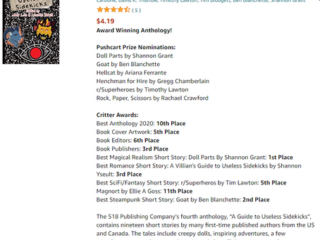 A Critter Award mention!!