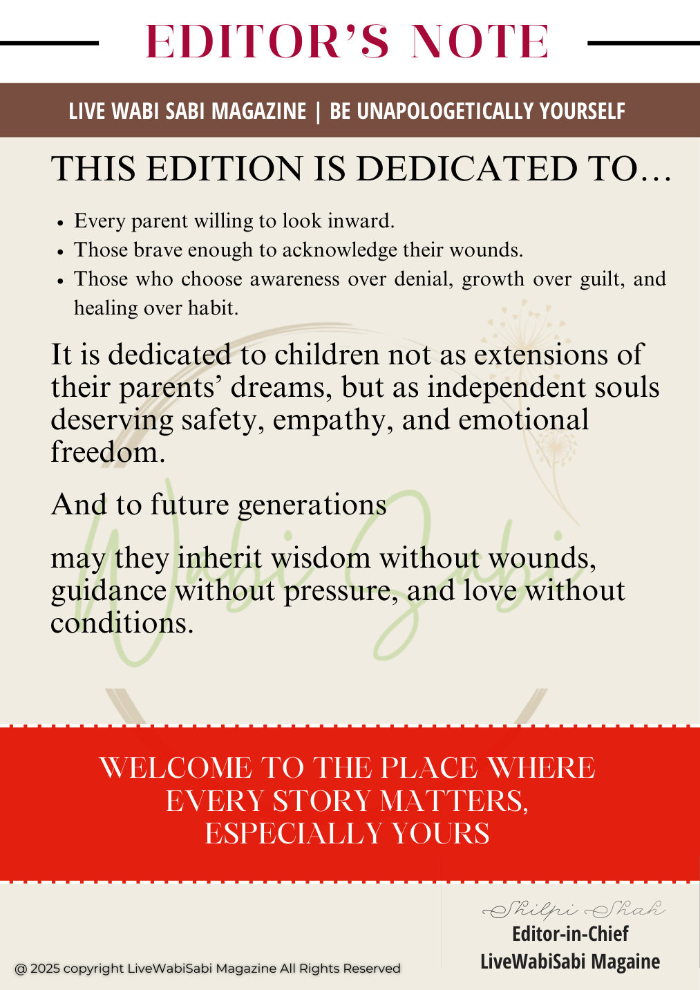LiveWabiSabi Spotlight Edition: Neera Paritosh – Parenting the Parent — page 3