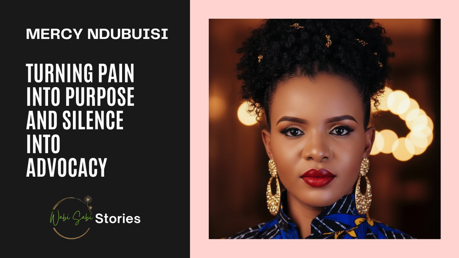 Mercy Ndubuisi’s inspiring journey on Live Wabi Sabi, turning pain into purpose while advocating for girls’ rights, self-love, and digital safety.