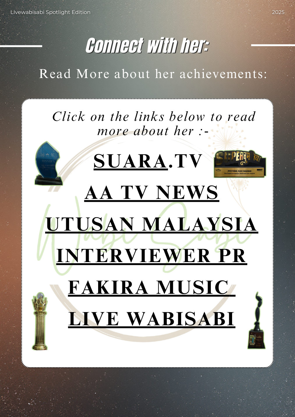 LiveWabiSabi Spotlight Edition: Jyotsna Rao Bakshy – A Journey of Grace, Healing & Reinvention — page 15