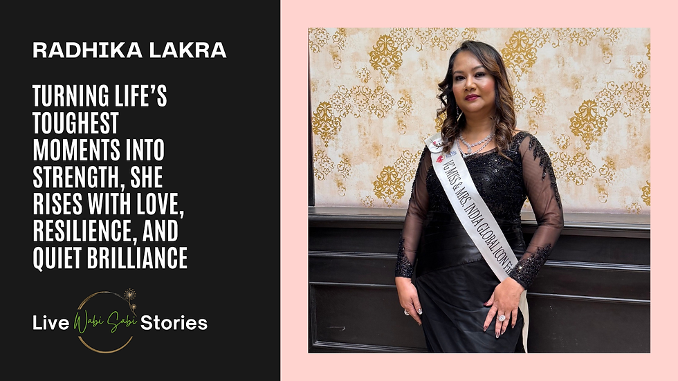 Radhika Beena Lakra VG Mrs India LiveWabiSabi