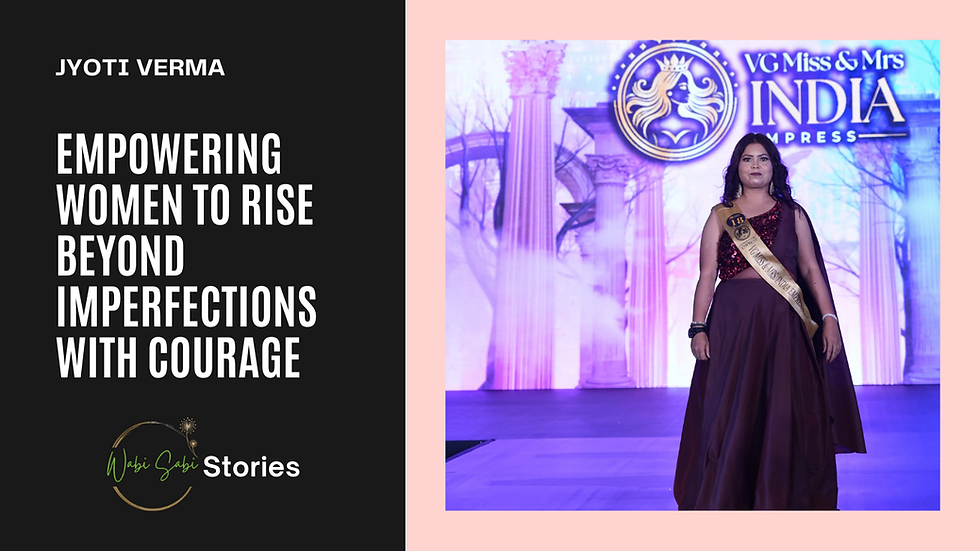 JYOTI VERMA MRS INDIA EMPOWERING WOMEN