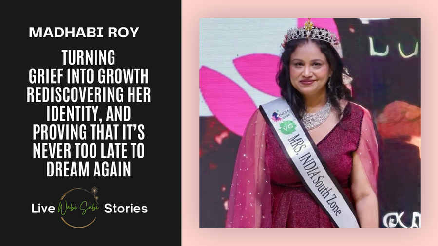 Madhabi Roy, VG Mrs India South Zone livewabisabi