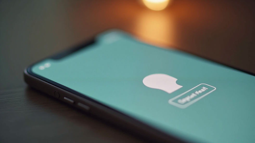 Close-up view of a smartphone displaying a mental health app interface