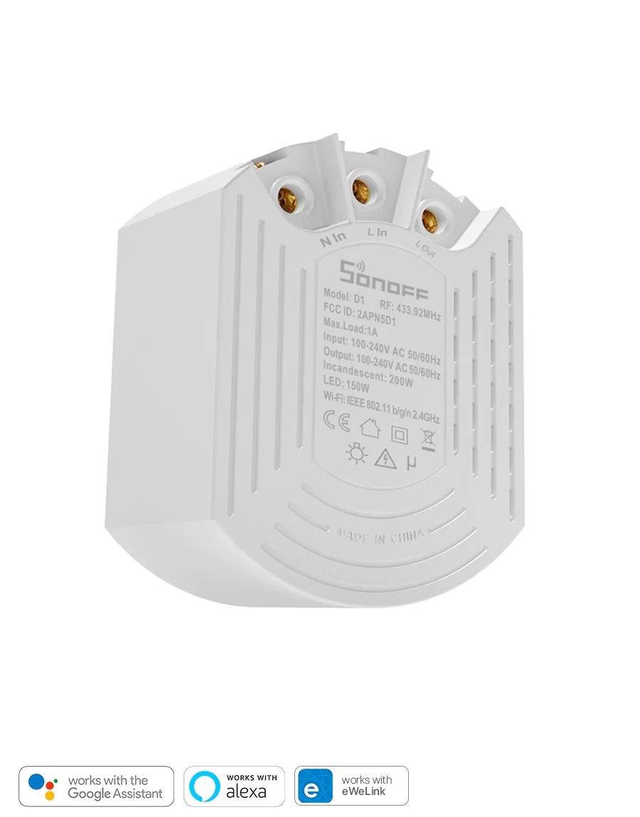 Thumbnail: SONOFF D1 Smart Dimmer Switch