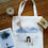 Thumbnail: YueYue Listen canvas bag with bible verse
