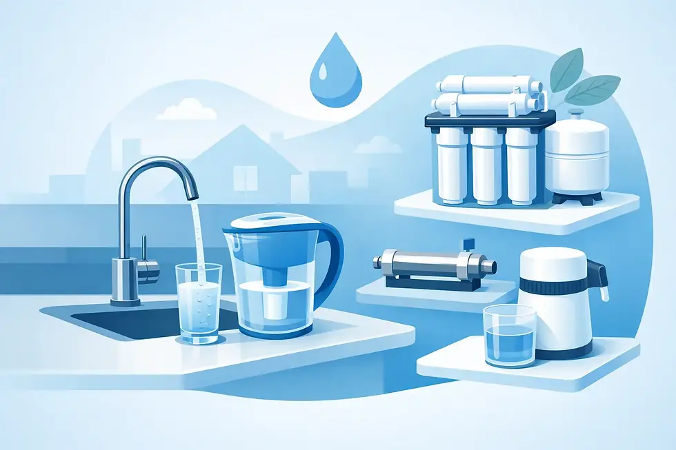 Filtration eau potable maison: que choisir ?