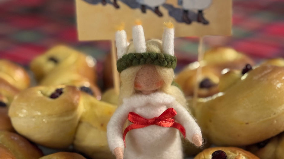 Lussekatter - Lucia Gebäck