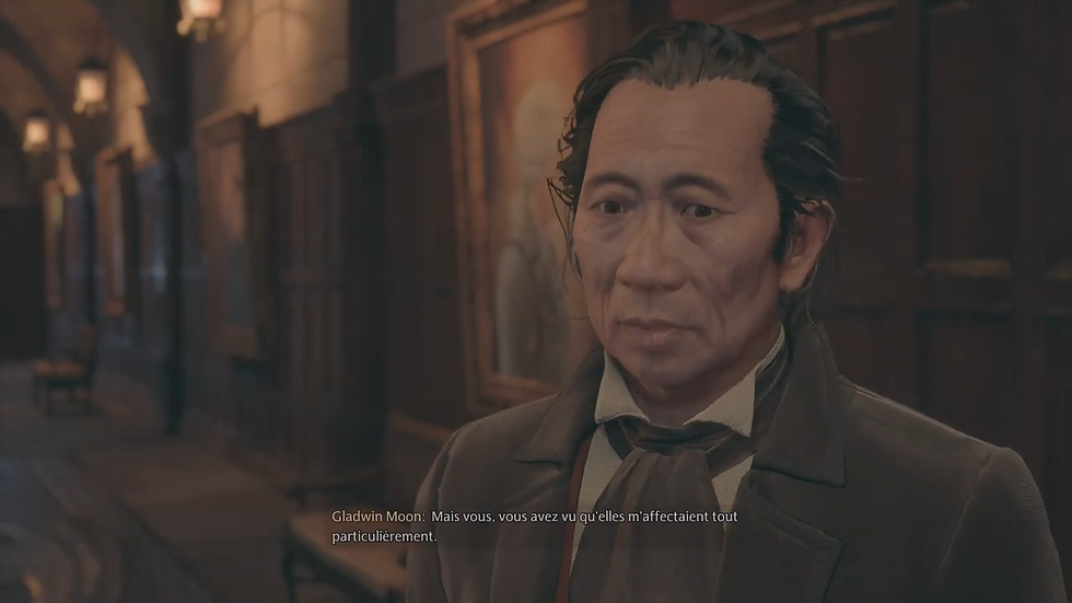 Le concierge Gladwin Moon du jeu Hogwarts Legacy