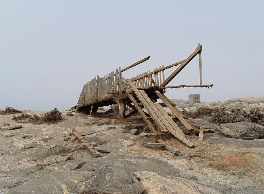 A broken bridge at Diaz Point, Namibia..jpg