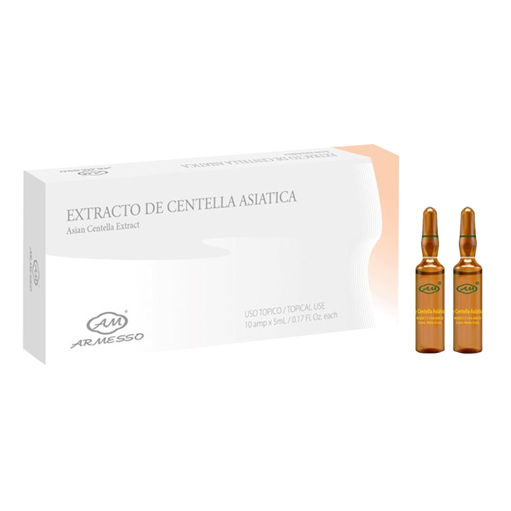 Centella Asiatica Caja x 10 amp x 5 ml
