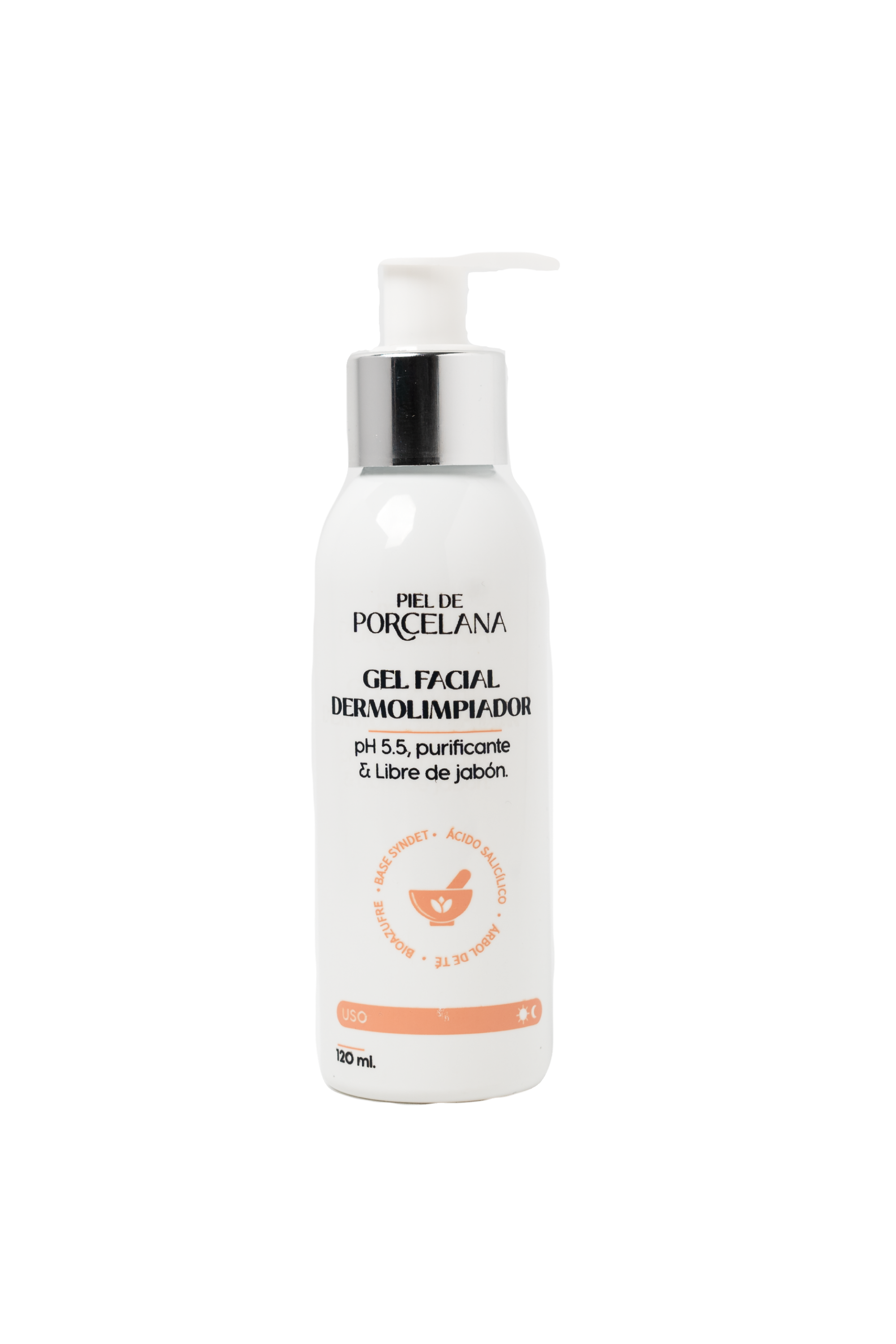 Gel Facial Dermolimpiador Piel de Porcelana Envase x 120 ml