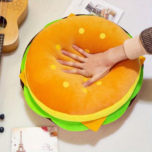 Plush Hamburger Cushion | Fit4you