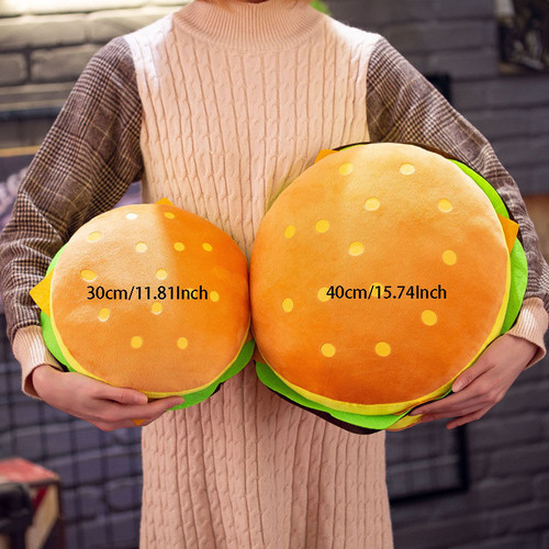 Plush Hamburger Cushion | Fit4you
